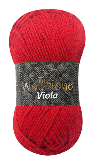 Wollbiene Viola 100gr Polyacryl viele Farben