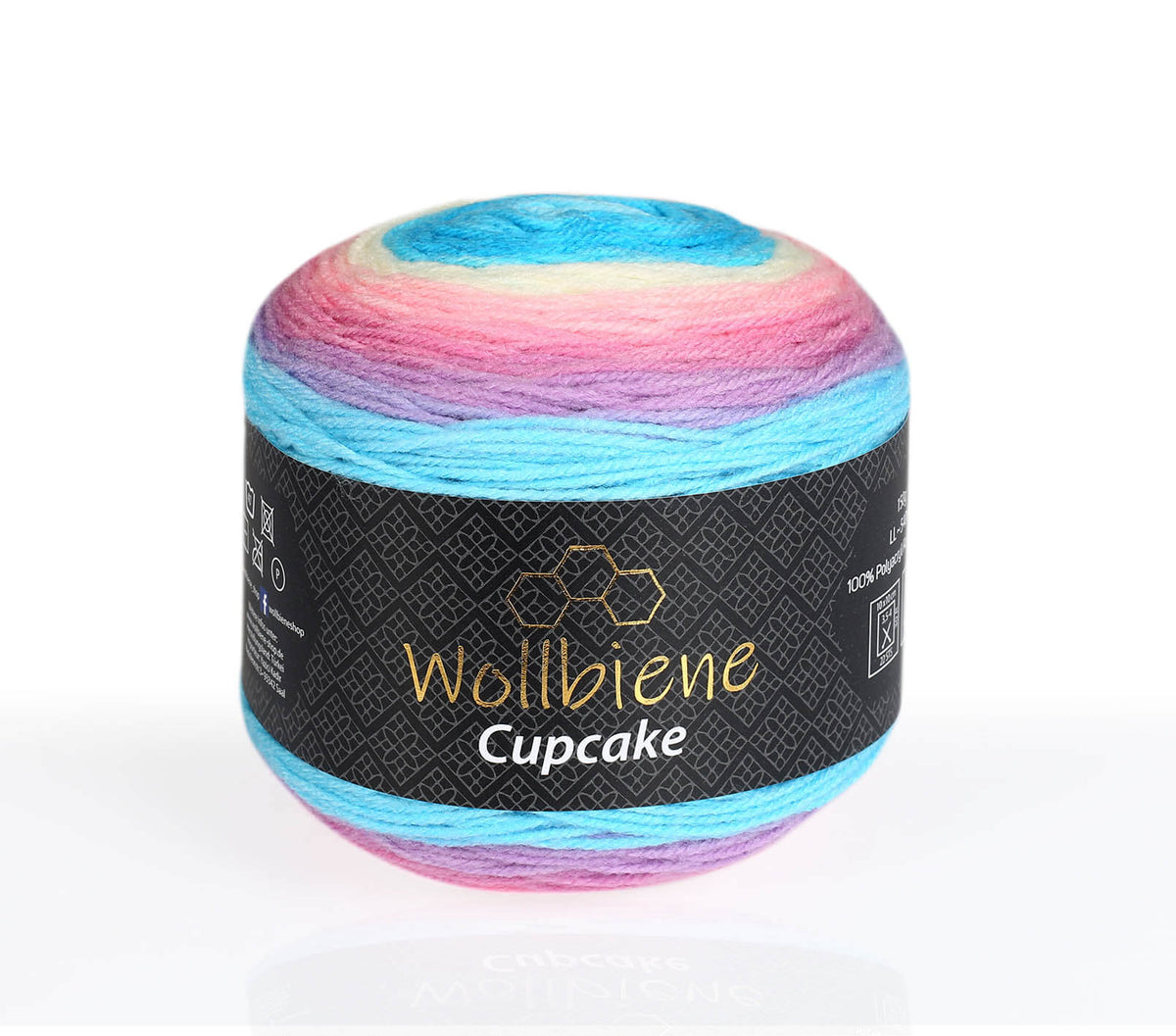 Wollbiene Cupcake Farbverlaufswolle 150g