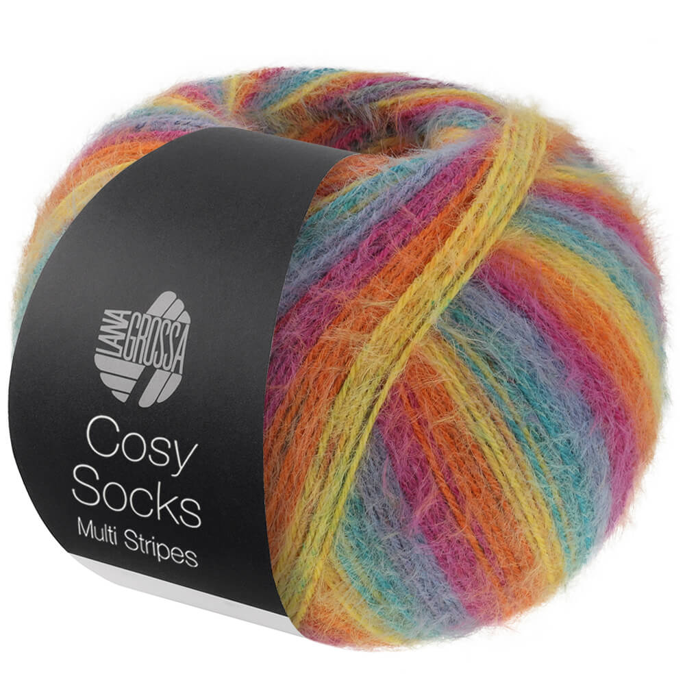 Lana Grossa Cosy Socks Multi Stripes