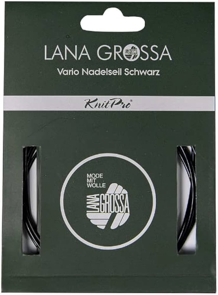 Lana Grossa Knit Pro Nadelseil Vario schwarz